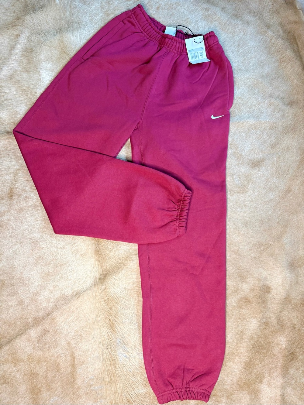 Nike Women’s Raspberry Red Jogger Sweatpants
